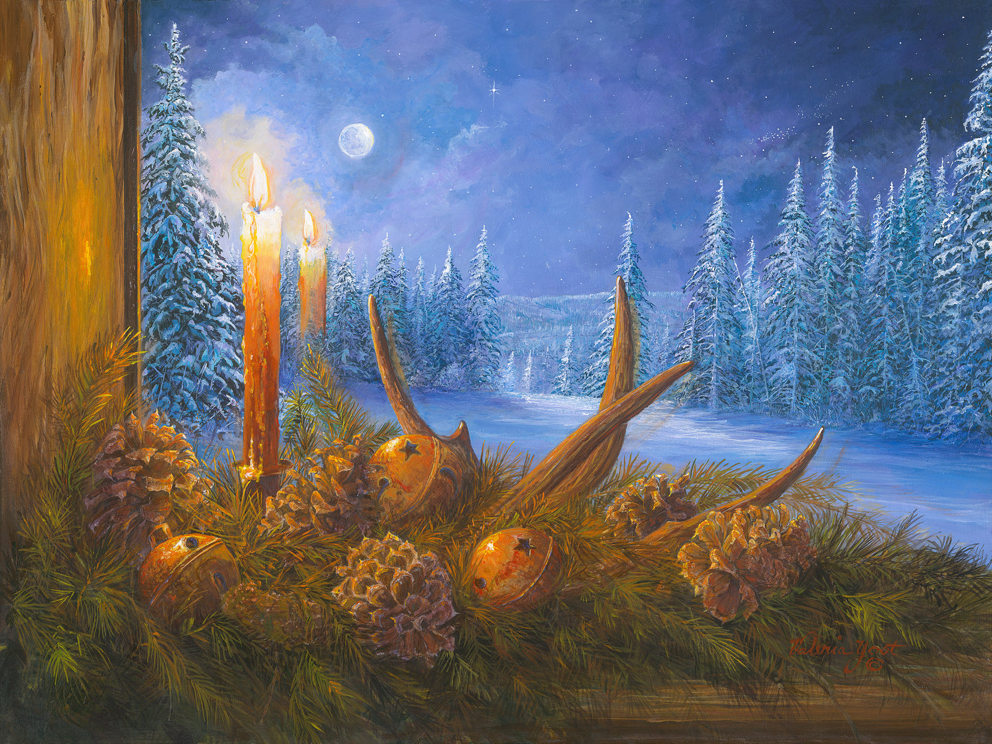 Winter’s Vigil - 18" x 24" Original Study Acrylic on board 1/1