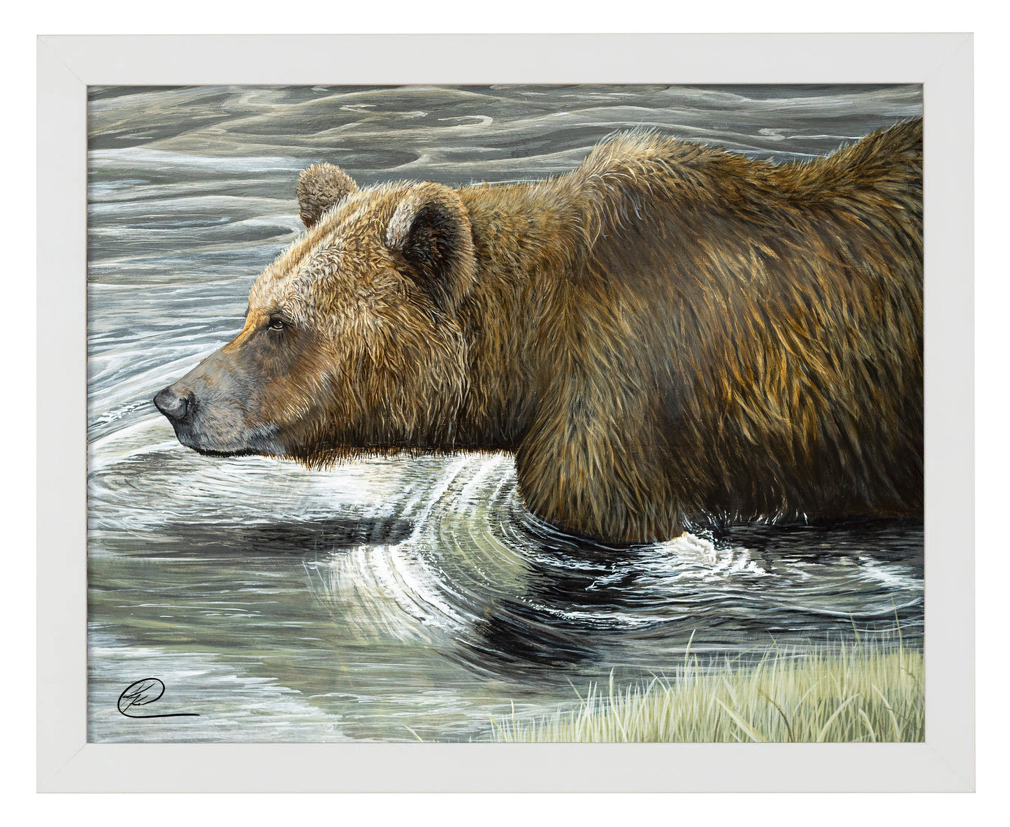 Grizzly Fishin - Art Prints