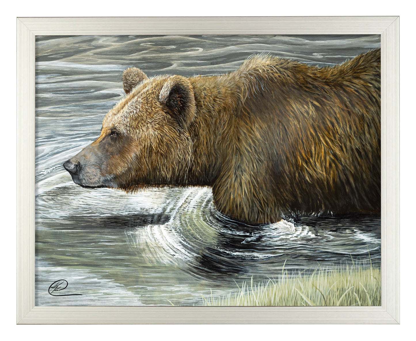 Grizzly Fishin - Art Prints