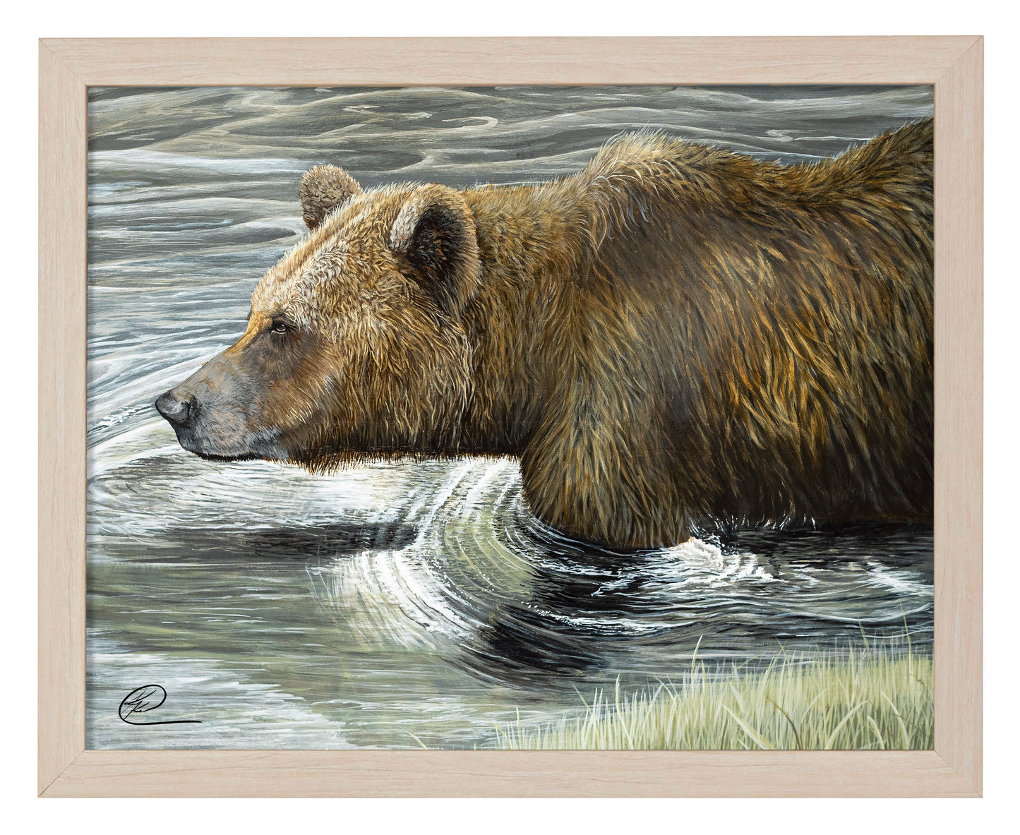Grizzly Fishin - Art Prints