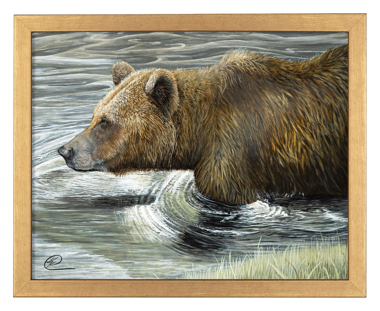 Grizzly Fishin - Art Prints