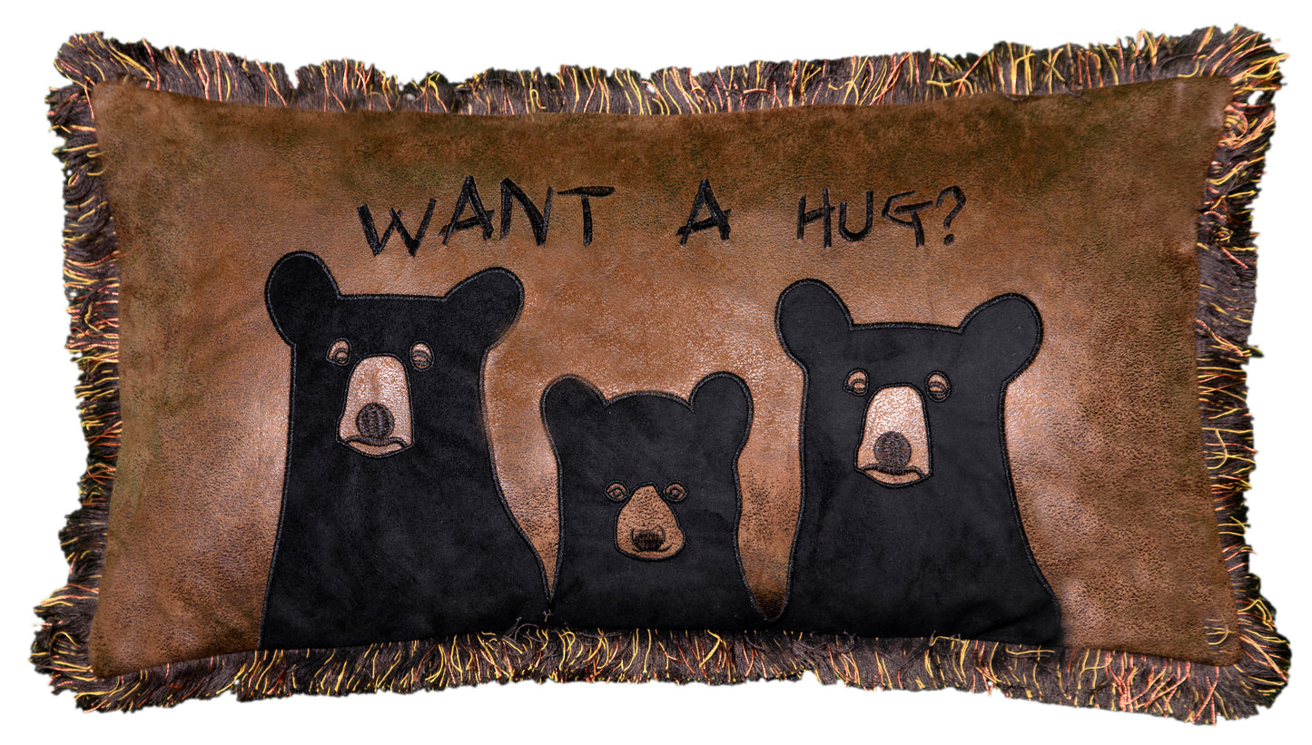Want a Hug - 14" x 26" Pillow