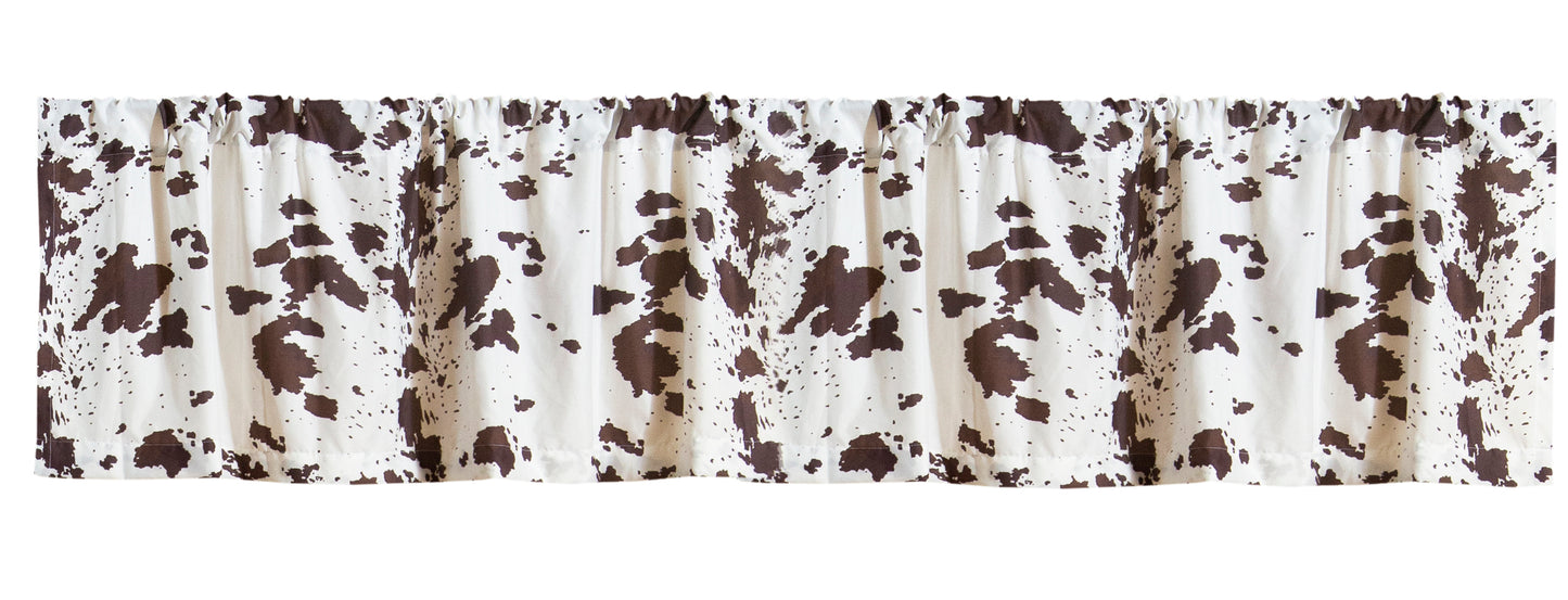 Wrangler Cowhide - 18" x 54" Valance