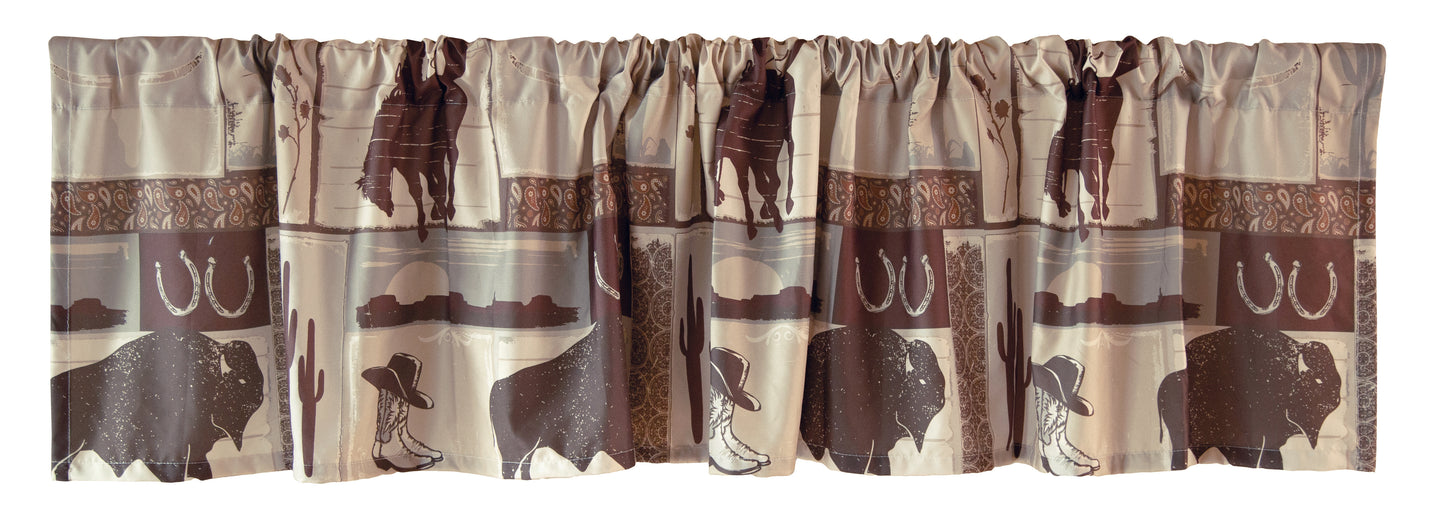 Wrangler Vintage Cowboy - 18" x 54" Valance