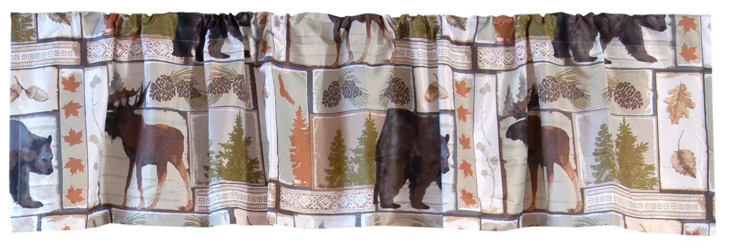 Vintage Lodge - 18" x 84" Valance