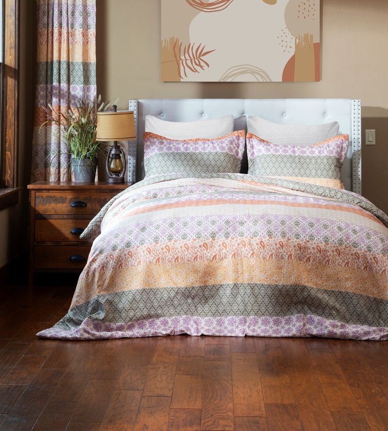 Pastel Prairie King Comforter Set - Zipper Bag