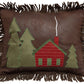 Hidden Cabin Rustic Cabin Pillow 16" x 20"