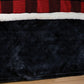 Solid Black Plush Velvet Bed Skirt, Queen