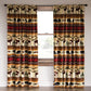 Hinterland Rustic Cabin Plush Drapes Panels (Set of 2) 54" x 84"