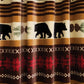 Hinterland Rustic Cabin Plush Drapes Panels (Set of 2) 54" x 84"