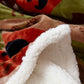 Patchwork Lodge Rustic Cabin Plush Sherpa Throw Blanket 54" x 68"