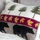 Tall Pine Rustic Cabin 5-Piece Plush Sherpa Bedding Set, Queen
