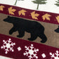 Tall Pine Rustic Cabin 5-Piece Plush Sherpa Bedding Set, Queen