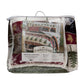 Tall Pine Rustic Cabin 5-Piece Plush Sherpa Bedding Set, Queen