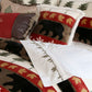 Tall Pine Rustic Cabin 5-Piece Plush Sherpa Bedding Set, Queen