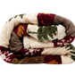 Tall Pine Rustic Cabin Plush Sherpa Throw Blanket 54" x 68"