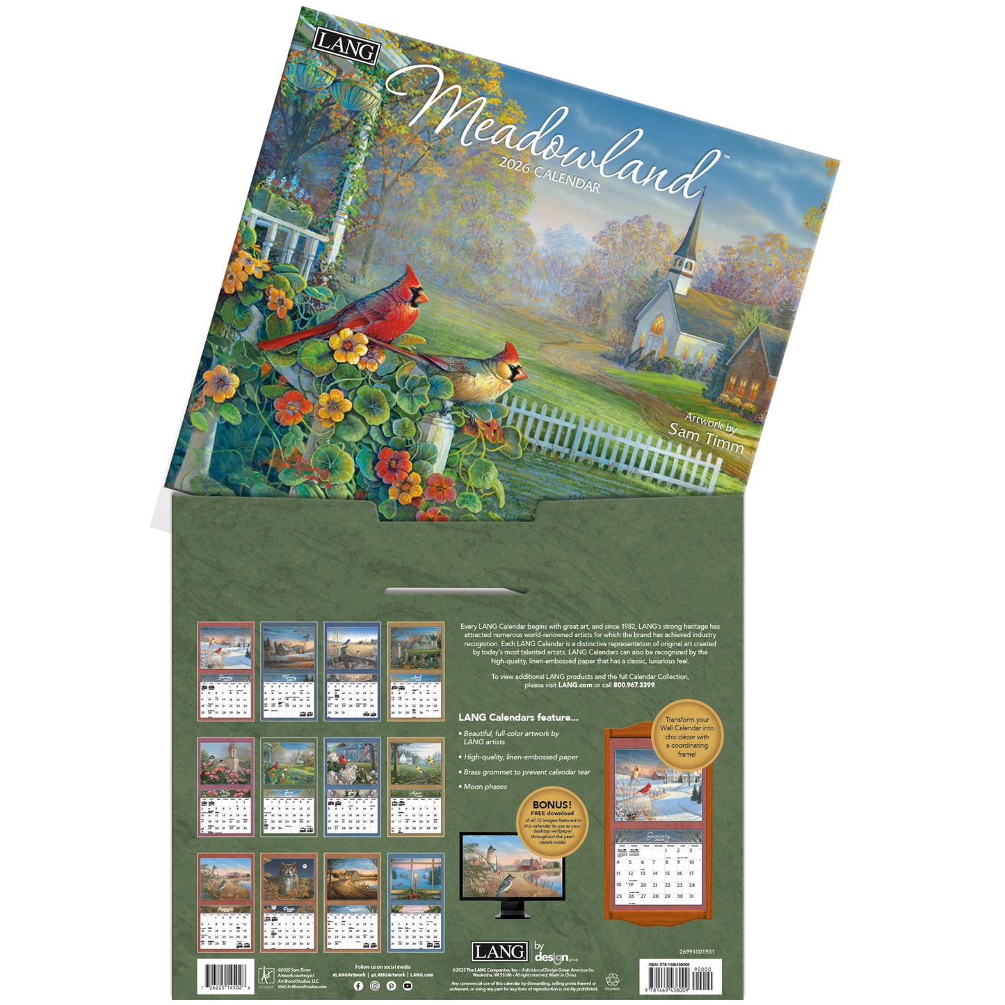 Meadowland - 2026 Wall Calendar