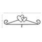 Heart - Calendar Hanger (Wrought Iron)