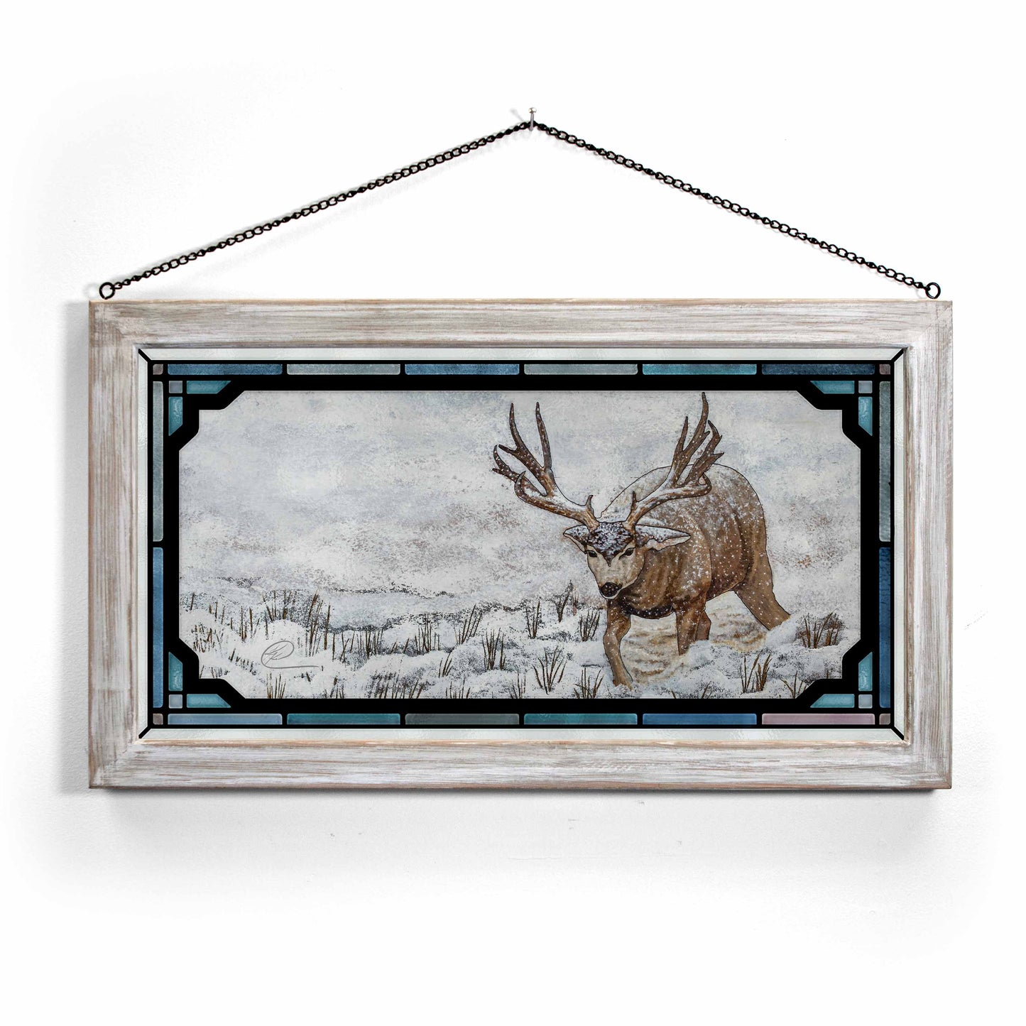 Snow Muley - Stained Glass Art