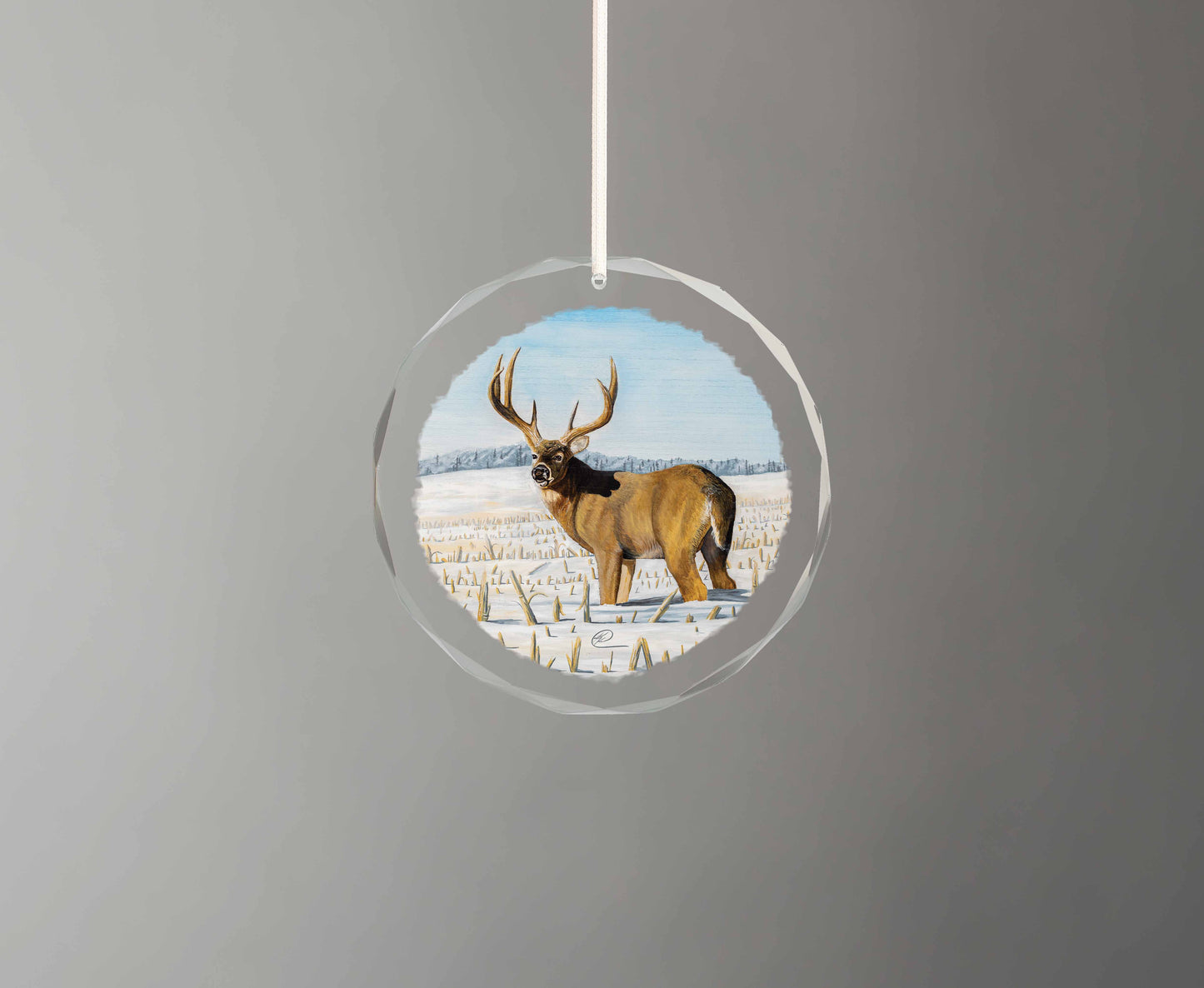 Huntin Season - Round Glass Ornament