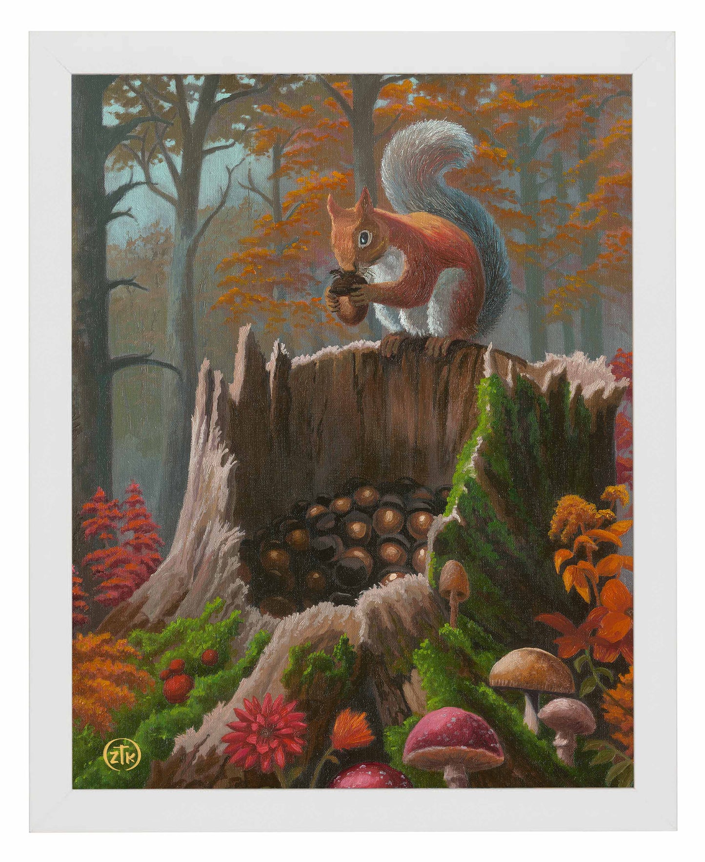 Acorn Aficionado - Art Prints
