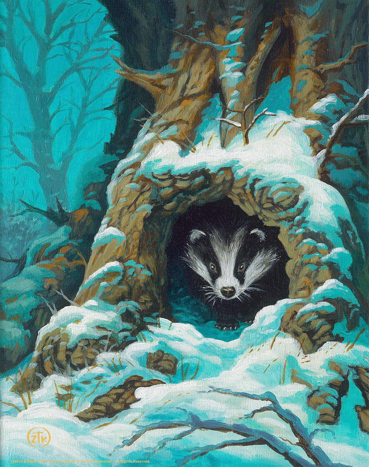 Badger's Den - Art Prints