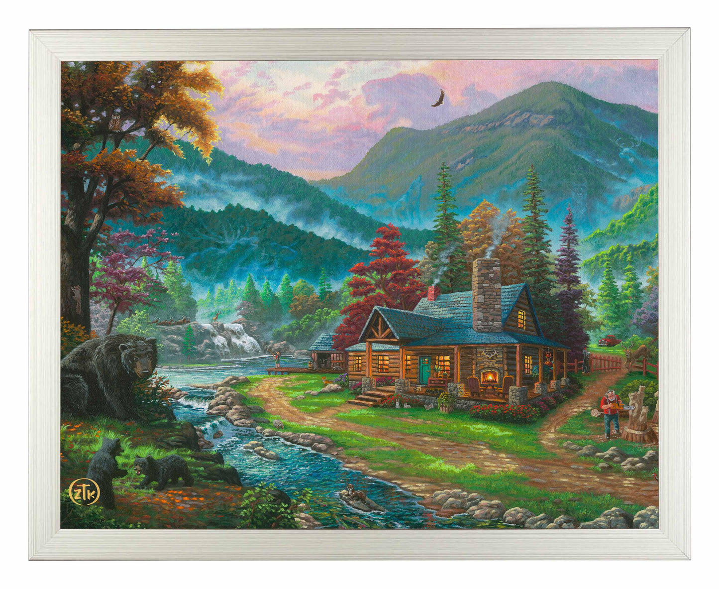 Black Bear Cabin - Art Prints