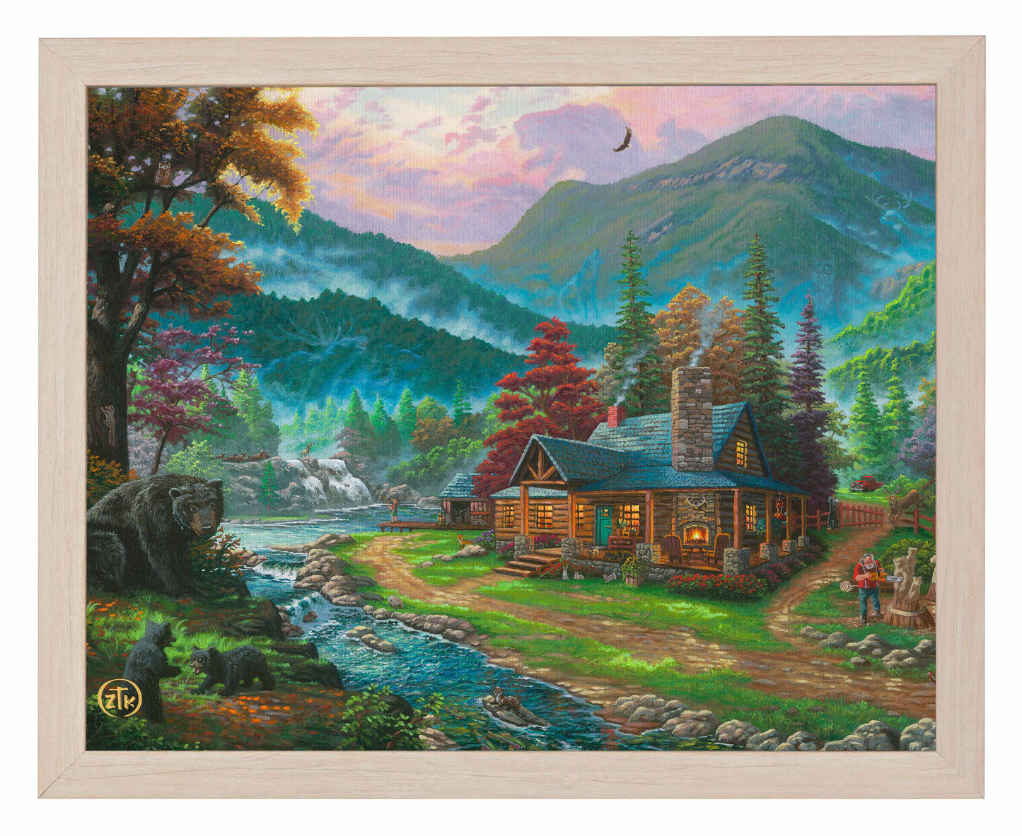 Black Bear Cabin - Art Prints