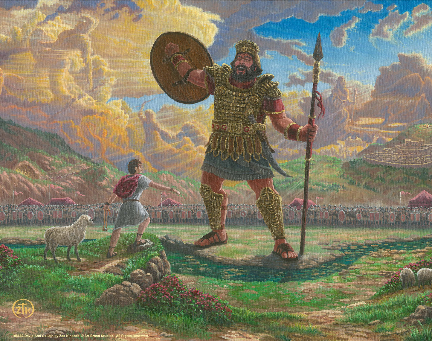 David And Goliath - Art Prints