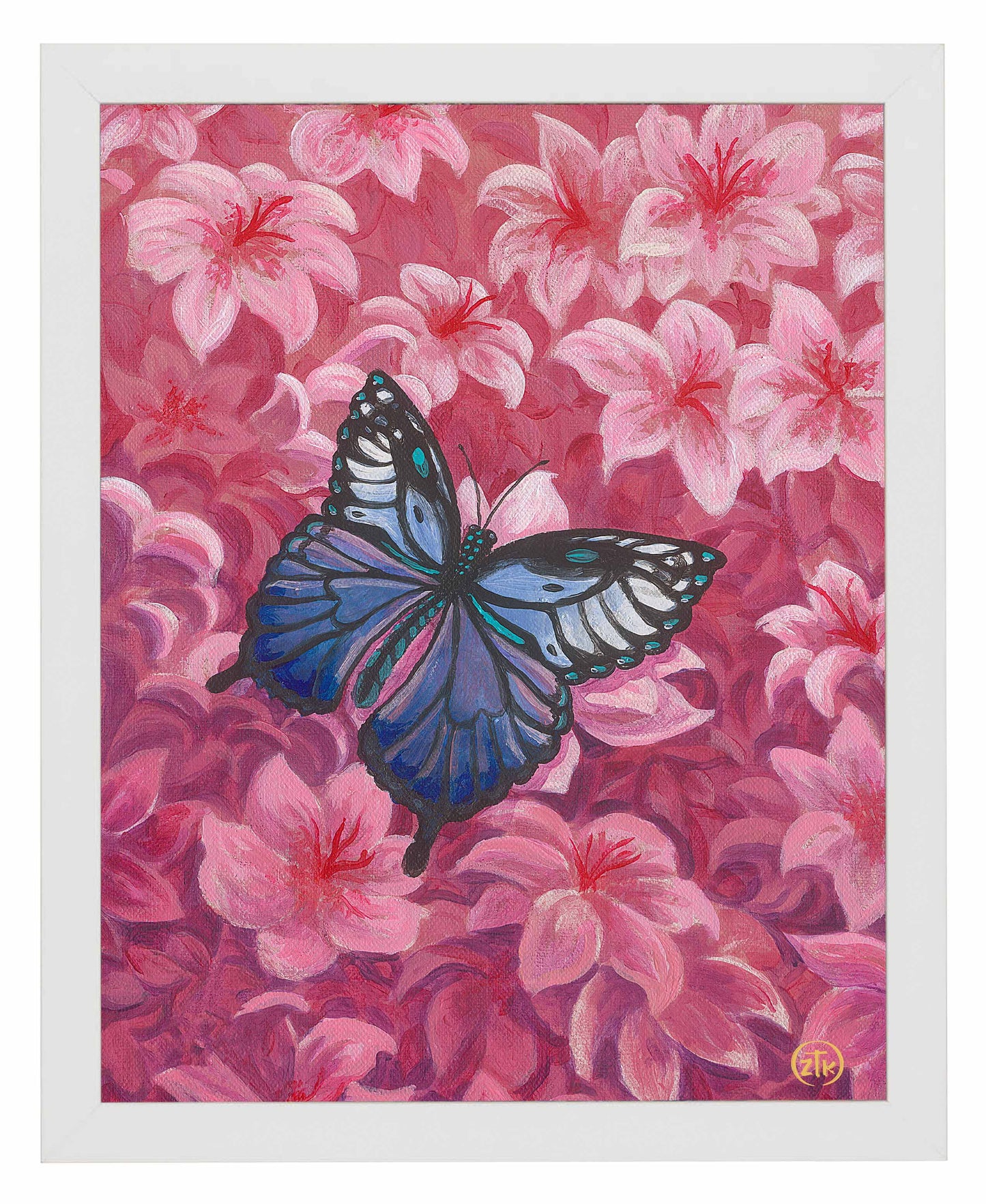 Flower Patch Visitor - Art Prints