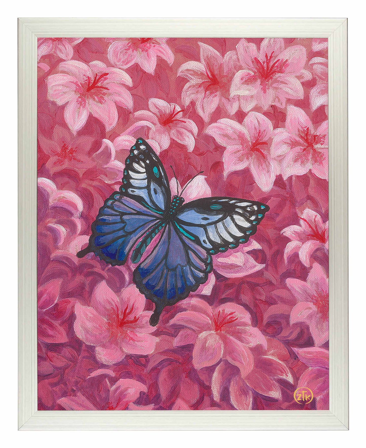 Flower Patch Visitor - Art Prints