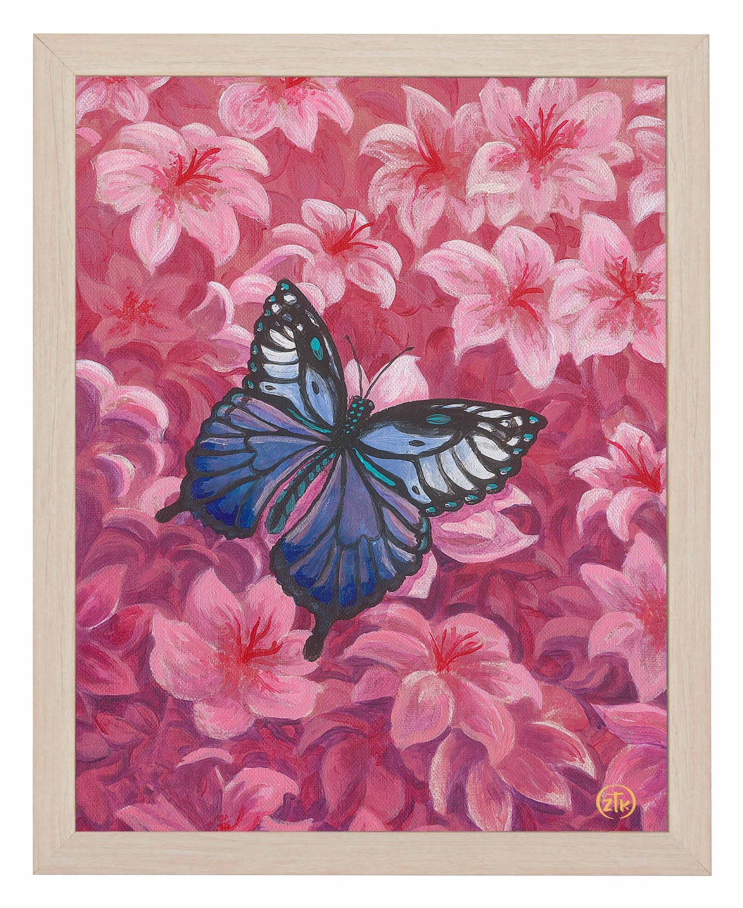 Flower Patch Visitor - Art Prints