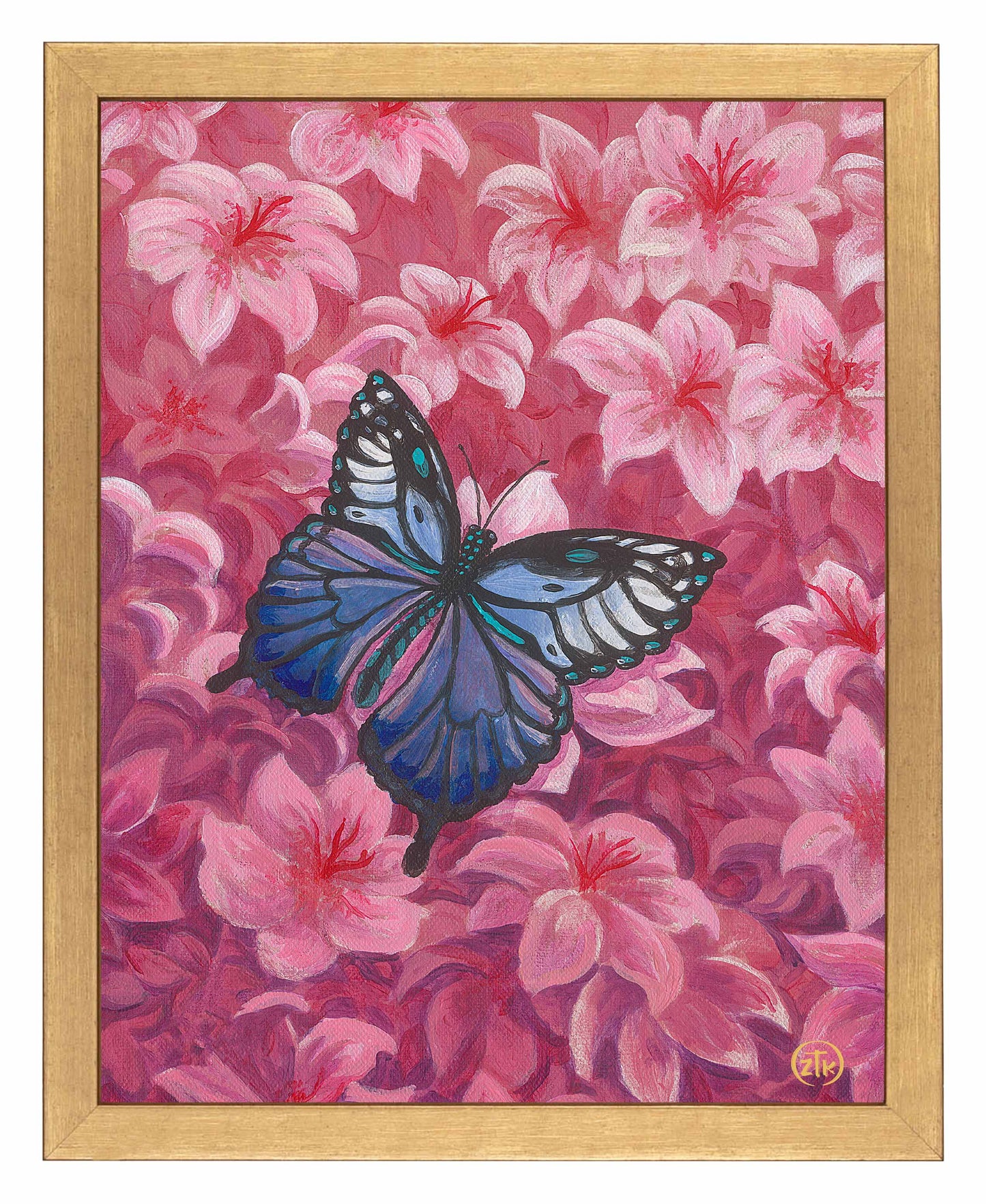 Flower Patch Visitor - Art Prints