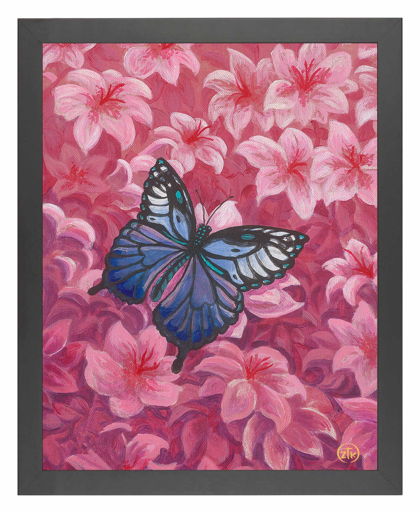 Flower Patch Visitor - Art Prints