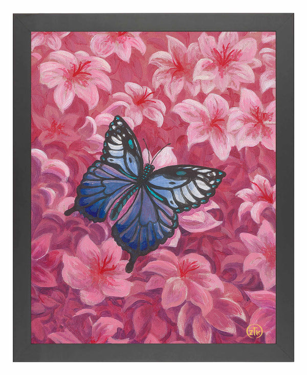 Flower Patch Visitor - Art Prints