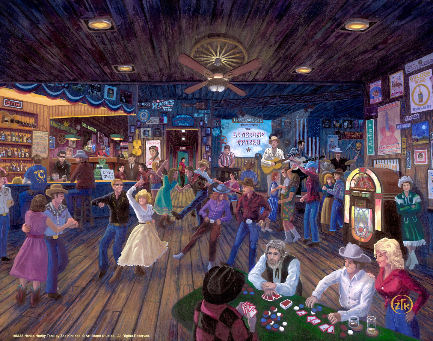 Hank's Honky Tonk - Art Prints
