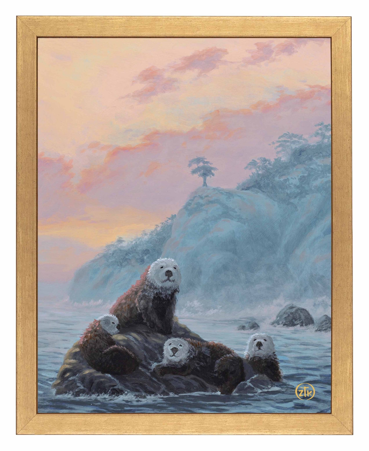 Rockin' Otters - Art Prints
