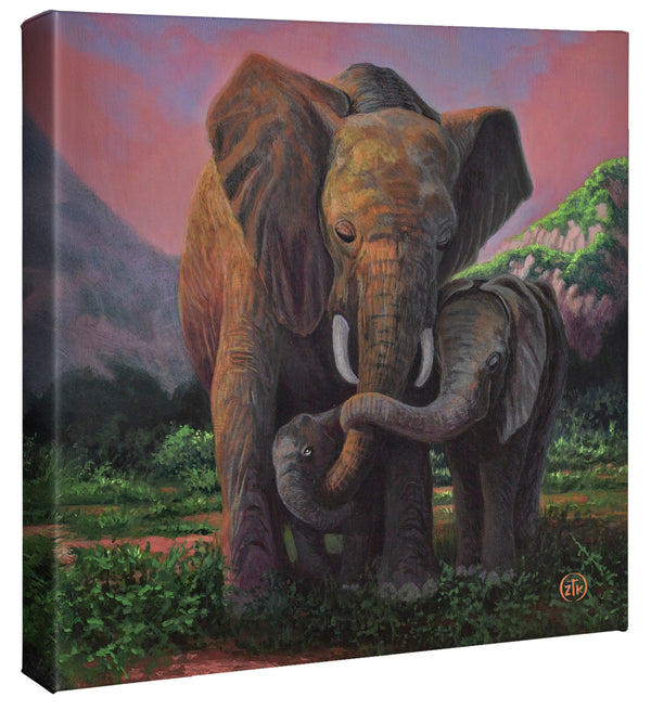 A Mother's Embrace - 14" x 14" Gallery Wrapped Canvas