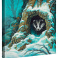 Badger's Den - 14" x 14" Gallery Wrapped Canvas