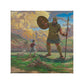 David & Goliath - 14" x 14" Gallery Wrapped Canvas