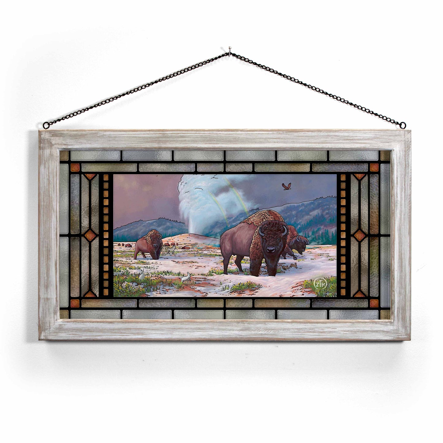 Spirit of Yellowstone - Stained Glass Art