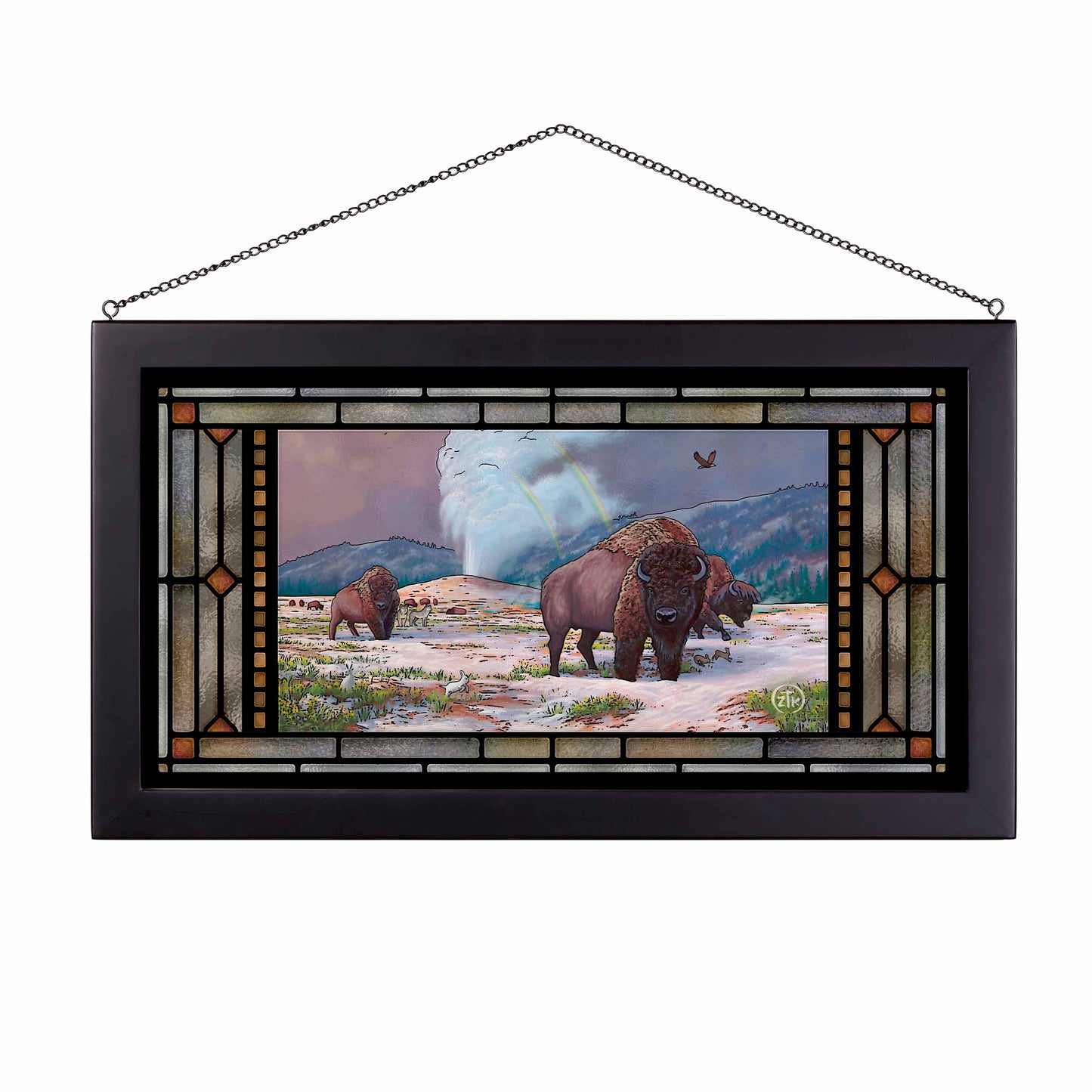 Spirit of Yellowstone - Stained Glass Art