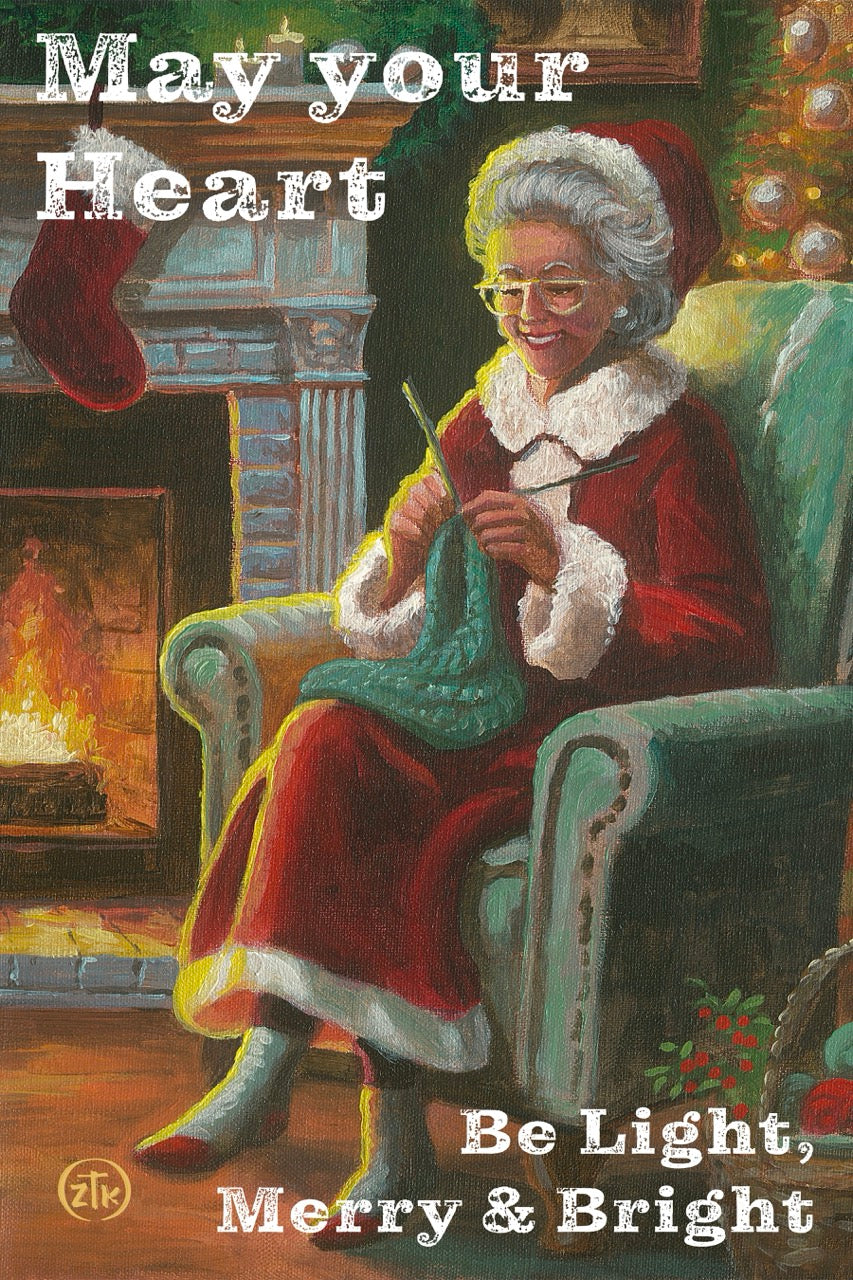 Mrs. Claus - 12" x 18" Wood Sign