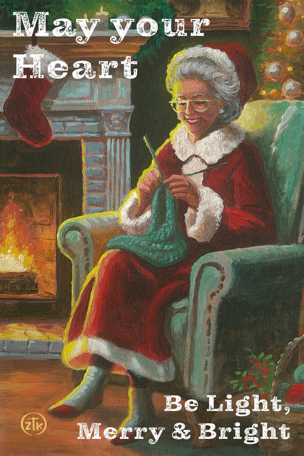 Mrs. Claus - 12" x 18" Wood Sign