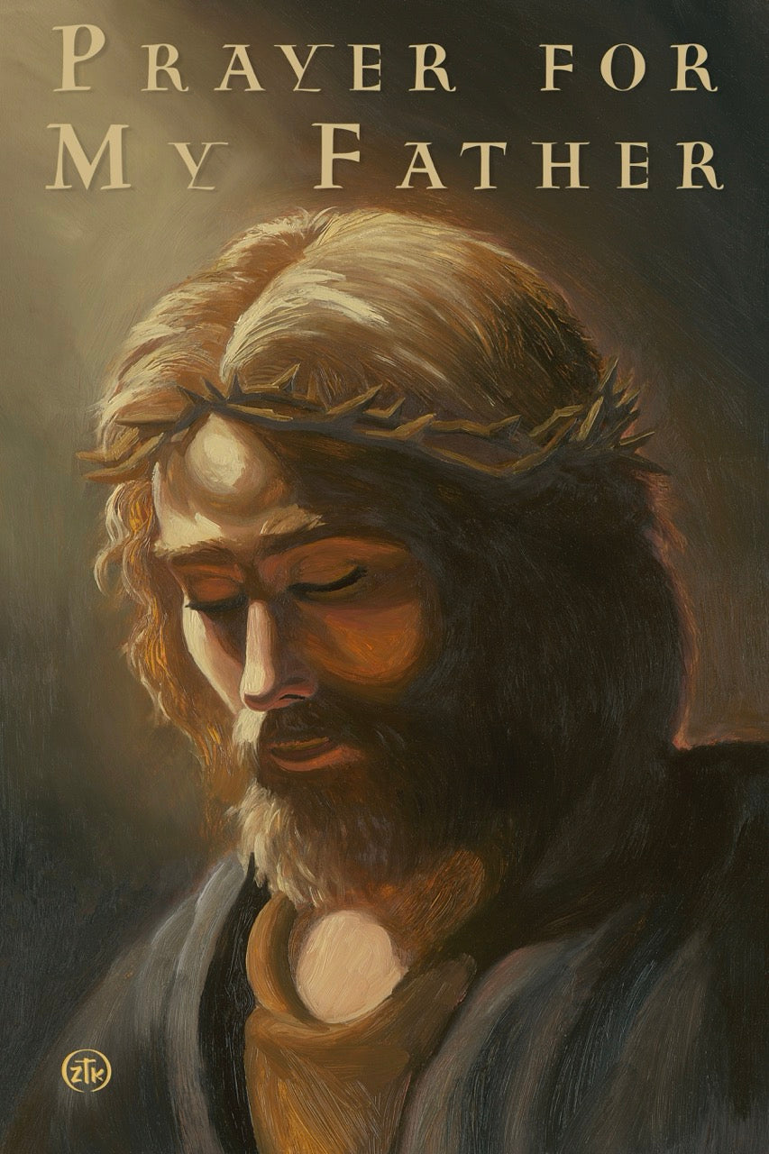 Prayer For My Father - 12" x 18" Wood Sign