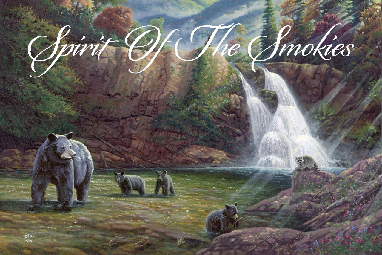 Spirit of the Smokies - 12" x 18" Wood Sign