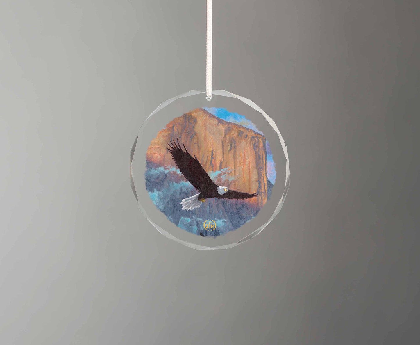 Spirit of Yosemite - Round Glass Ornament