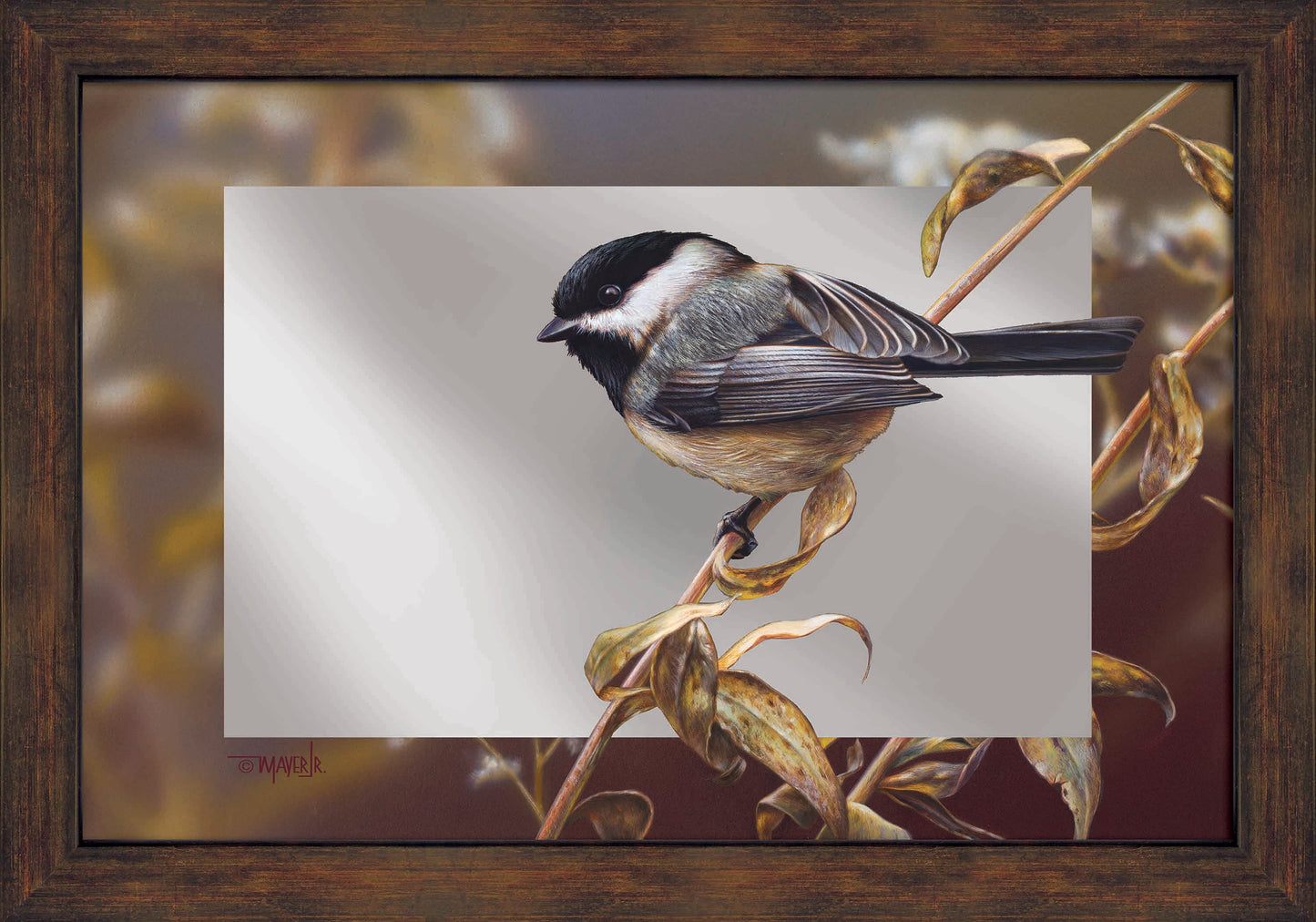 Heart Warmer - 16" x 24" Mirror Framed Barnwood