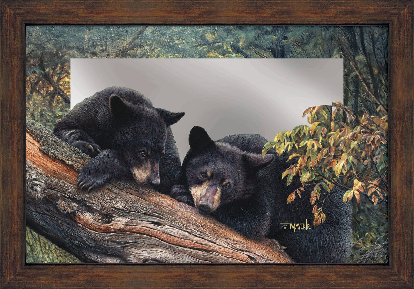 Mom’s Awaiting - 16" x 24" Mirror Framed Barnwood