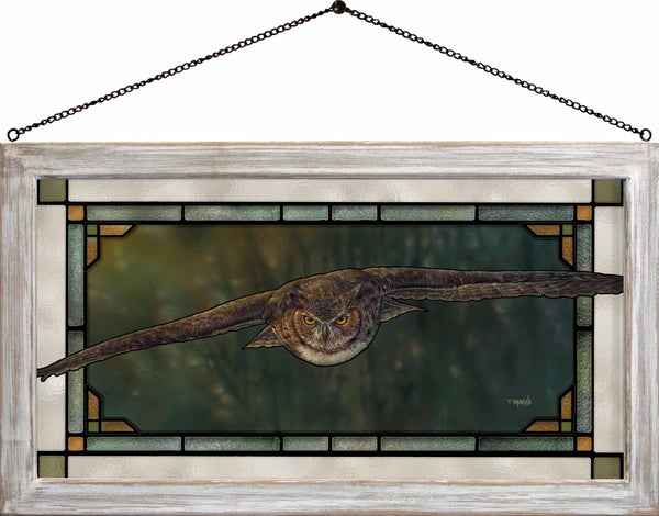 Aerial Intensity - Stained Glass Art